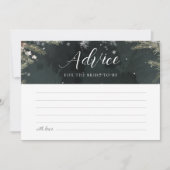 Carte de conseils Amour enneigé (Devant)