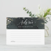 Carte de conseils Amour enneigé (Debout devant)