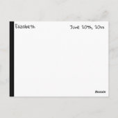 Carte De Conseils De Fête De Diplôme Pour Les Clie (Dos)