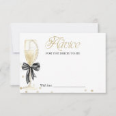 Carte de conseils de Fête des mariées Pearls & Pro (Devant)