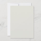 Carte de conseils de mariage bohème écriture dorée (Dos)