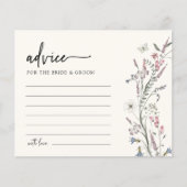 Carte de conseils de mariage élégante (Devant)