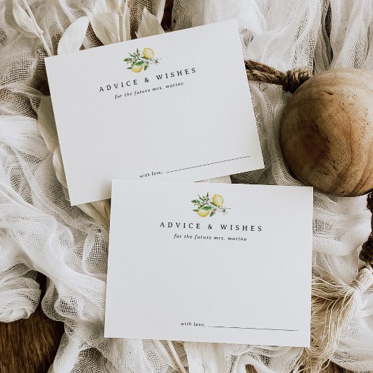 Carte de conseils de mariage élégante et minimalis