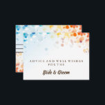 Carte de conseils de mariage en faux-feuille dorée<br><div class="desc">C'est une carte de conseils de mariage en faux papier alu pailleté or élégant vierge  Carte de visite. Cette carte présente des paillettes dorées. Elle est parfaite comme cartes de table pour mariage,  cartes de visite et plus encore. Cliquez sur le bouton Personnaliser pour personnaliser le design.</div>