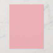 Carte de conseils de mariage floraux scandinaves a (Dos)