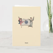 Carte de conseils de romance Regency drôles de Jan (Dos)