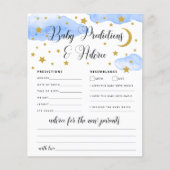 Carte de conseils et de prédictions pour bébé sur  (Devant)