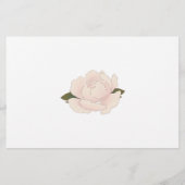 Carte de conseils et de vœux de mariage floraux él (Dos)