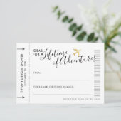 Carte de conseils Idées de voyage pour une soirée  (Debout devant)