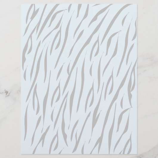 Carte de conseils pour Baby Shower Blue Tiger (Dos)