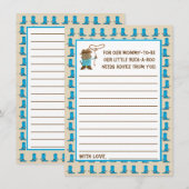 Carte de conseils pour la divulgation de sexe de l (Devant / Derrière)