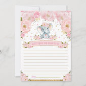 Carte de conseils pour maman future pour une baby  (Devant)