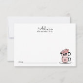 Carte de conseils pour maman pour Baby Shower Teac (Devant)