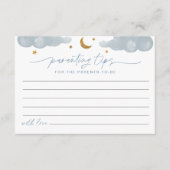 Carte de conseils pour parents Twinkle Little Star (Devant)