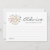 Carte de conseils pour Tea Party (Devant)