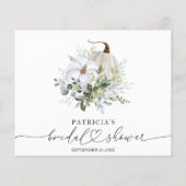Carte de conseils pour un mariage d'automne à thèm (Dos)