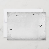 Carte de conseils pour un mariage gothique Hallowe (Dos)