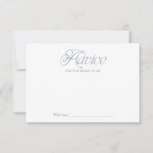 Carte de conseils pour une Baby Shower "Something  (Devant)