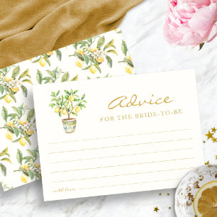 Carte de conseils pour une baby shower sur le thèm