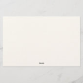 Carte de conseils Shower Mariage  (Dos)