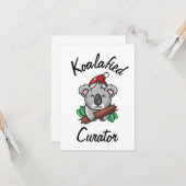Carte de conservateur koalafied (Devant/Arrière en situation)