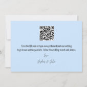 Carte de conservation de date de couple à la plage (Dos)