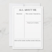 Carte de conservation de jalon : un mois (Dos)