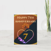 Carte de conservation de l'amour du cuivre du sept (Devant)