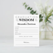 Carte de conservation des conseils de fin d'études (Debout devant)