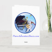 Carte de considérant de piano pour des étudiants (Dos)