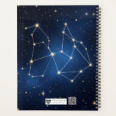 Carte de constellation céleste | Étoile en feuille (Dos)