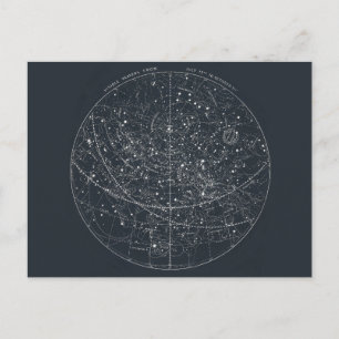 Carte de constellation vintage