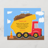 Carte de construction Merci (Devant / Derrière)