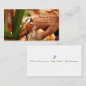 Carte de contact de sage (emplacement et services (Devant / Derrière)