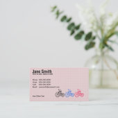 Carte de contact de trois tricycles (Debout devant)