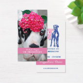 Carte de contact Grande Danseuse Hydrangea Rose (Bureau)