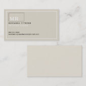 carte de contact introduction moderne, design d'in (Devant / Derrière)