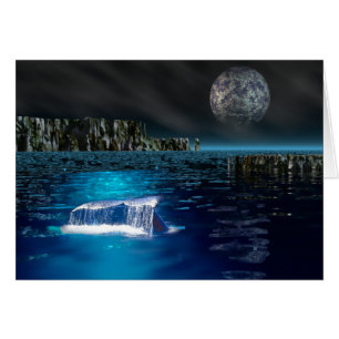 Carte de conte de baleine