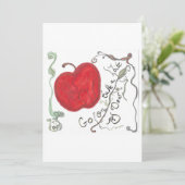 Carte de conte de fée de la pomme (Debout devant)