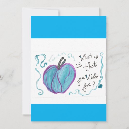 Carte de conte de fée pomme (Devant)