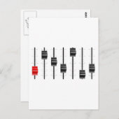 Carte de contrôle audio ou vidéo Diapositives ou f (Devant / Derrière)