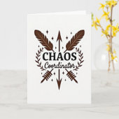 Carte de coordinateur de chaos expert (Fleur jaune)
