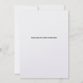 Carte de coordinateur du Chaos - Amusant Invitatio (Dos)