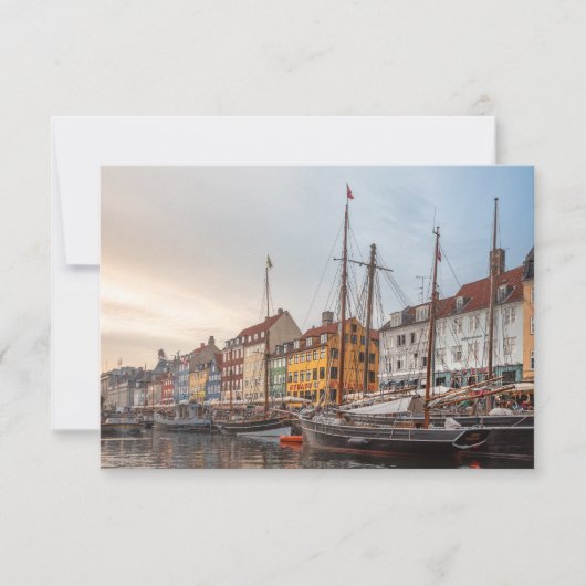 Carte de Copenhague Danemark (Devant)