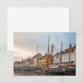 Carte de Copenhague Danemark (Devant / Derrière)