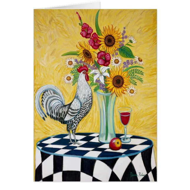 Carte de coq de BlacktCheck (Devant)