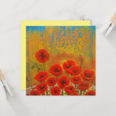 Carte de Coquelicot (Devant/Arrière en situation)