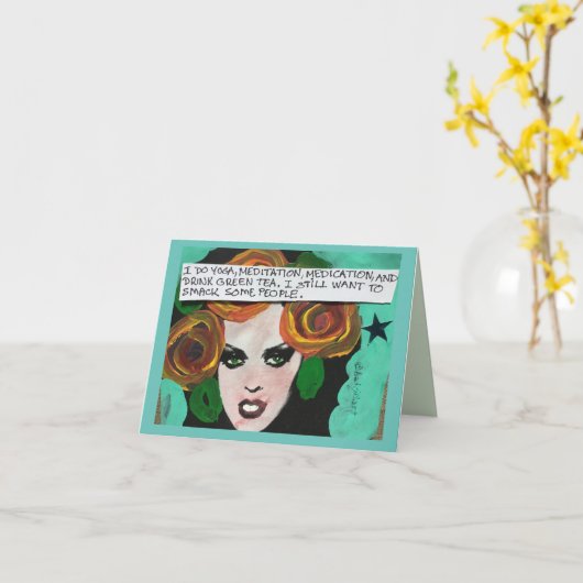 CARTE DE CORRESPONDANCE- (Fleur jaune)