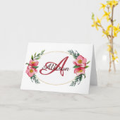 Carte de correspondance (Fleur jaune)