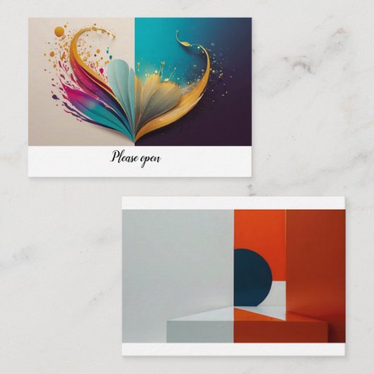 Carte de correspondance (Devant / Derrière)